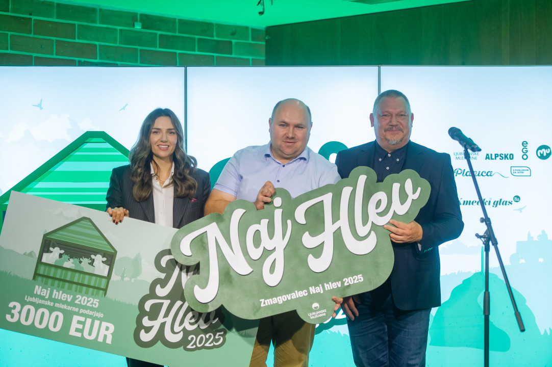 slovenija 18.11.2025, Zaključna prireditev in podelitev nagrad za Naj Hlev 2025 ter podelitev nagrad za najkakovostnejše mleko in največjega pridelovalca mleka, Anže Petkovšek